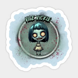 Vile Vickie Sticker